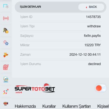 Supertotobet'te Güvenlik Sorunu Ve Bakiye Kaybı!
