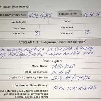 Hasarlı Ürün İadesinde Sorun Yaşıyorum