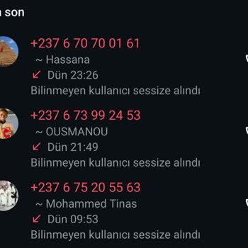 WhatsApp Üzerinden Gelen Şüpheli Aramalar