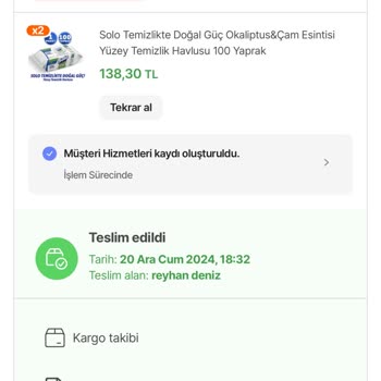 Eksik Ürün Ve Yırtık Koli Sorunu