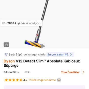 Dyson Eksik Hediye Ve İletişim Sorunları