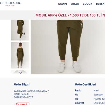 Us Polo'dan Yanıltıcı Ürün İçeriği: %100 Pamuk Yerine Polyester Karışımı