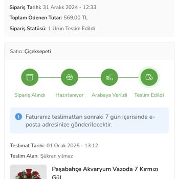 Çiçek Sepeti Teslimat Sorunu Ve Müşteri Hizmetleri İlgisizliği