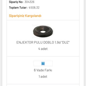 Alo Parça (aloparca.com) Yanlış Ürün Gönderimi Ve İlgisizlik