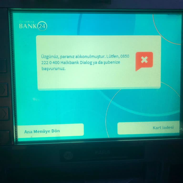 Ortak ATM'de Kaybolan Para Ve Müşteri Hizmetleri İkilemi