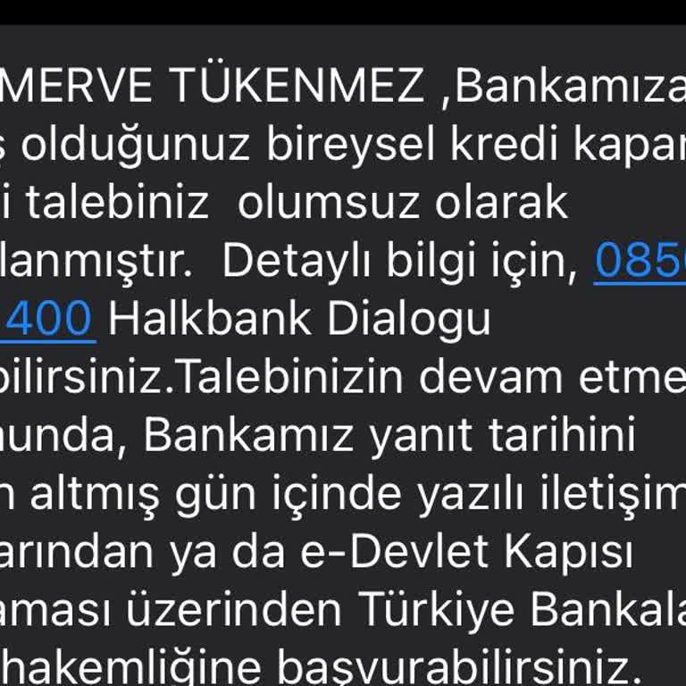 Halkbank Kredi Kapatma Sürecindeki Belirsizlik