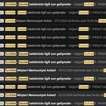TurkNet Gigafiber Geçişinde Yaşanan Gecikme Ve İletişim Sorunu