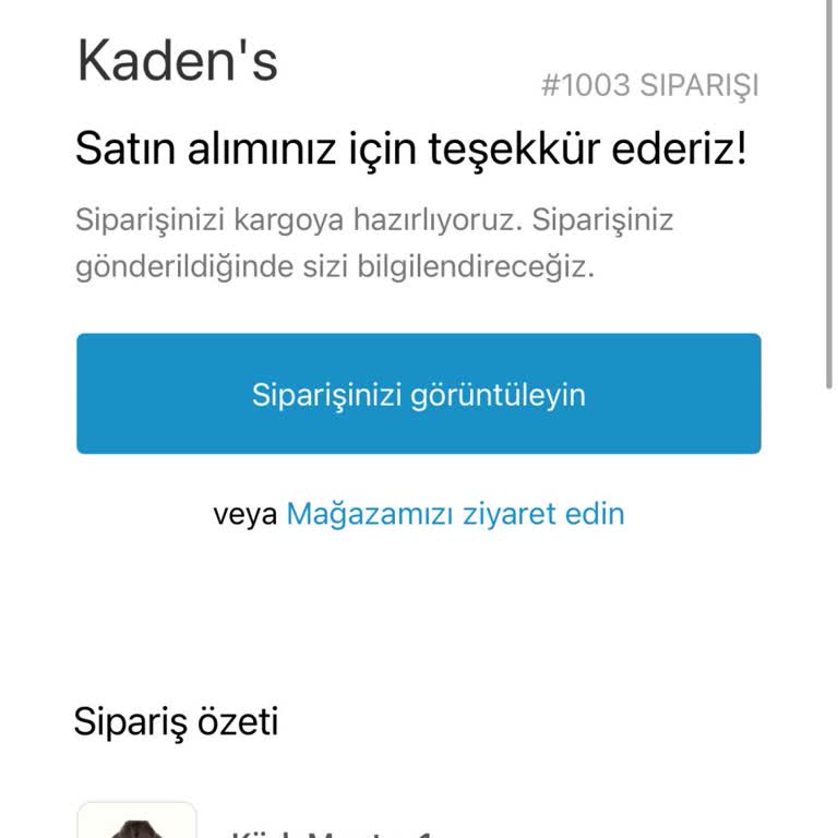 Sipariş Verdim, Ürünüm Hâlâ Yok!
