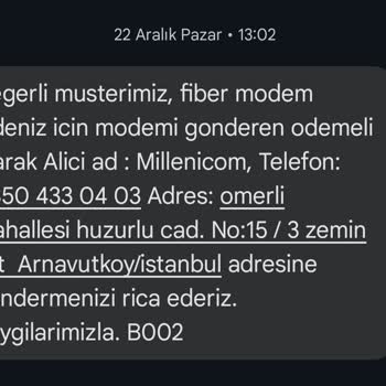 Millenicom'un Modem İade Karmaşası: Müşteri Mağduriyeti
