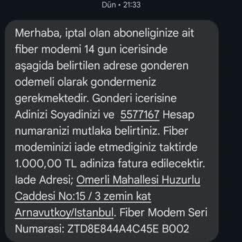 Millenicom'un Modem İade Karmaşası: Müşteri Mağduriyeti