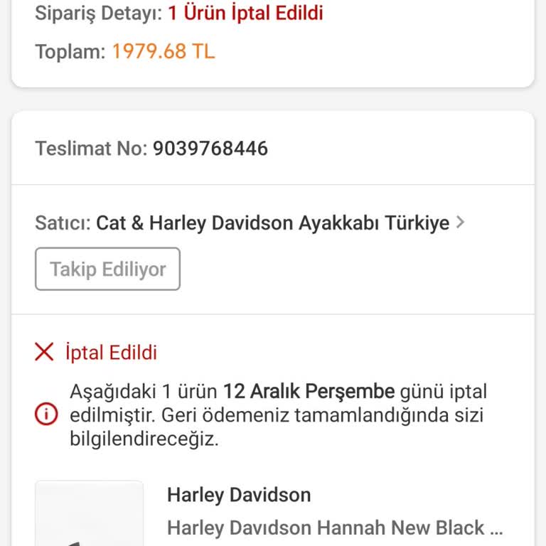 İade Edilmeyen Ürün Tutarı Hakkında Acil Yardım Talebi