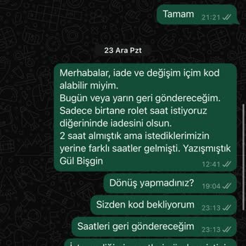 Yanlış Ürün Ve İade Sorunu