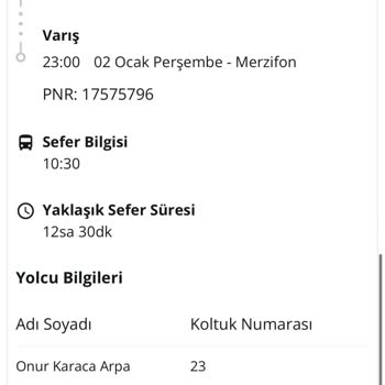 Yanlış Biletin Değişiminde Yaşanan Sorun