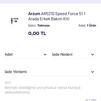 Yanlış Ürün İptali Ve Haksız Ücretlendirme Sorunu