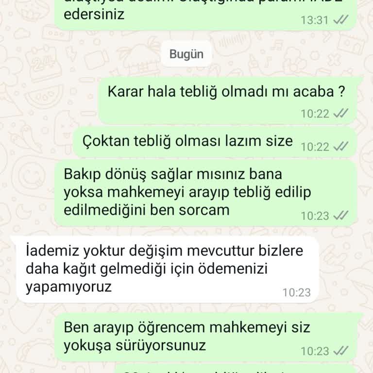 Tüketici Hakem Heyeti Kararına Rağmen İade Yapılmıyor