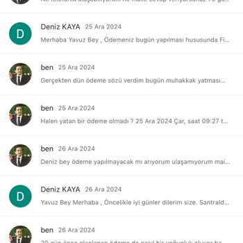 Ödeme Bekleyişi Ve İletişim Sorunları