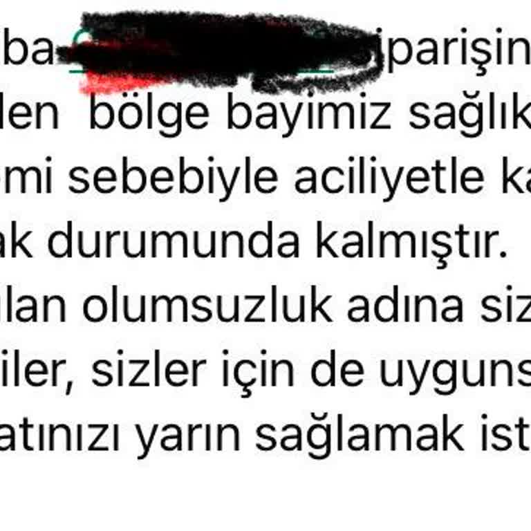 Teslimat Sorunu Ve İptal Edilen Sipariş