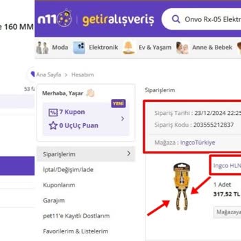 N11 Yanlış Ürün Gönderimi Ve Yetersiz Müşteri Hizmetleri