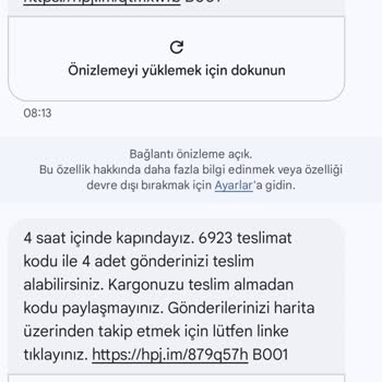Yanlış Adrese Gönderilen Siparişler