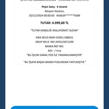 Yanlış İşlem Tutarı Ve Banka İletişim Sorunu