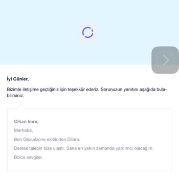 Glocalzone'da Ödeme Sorunu Ve İade Talebi