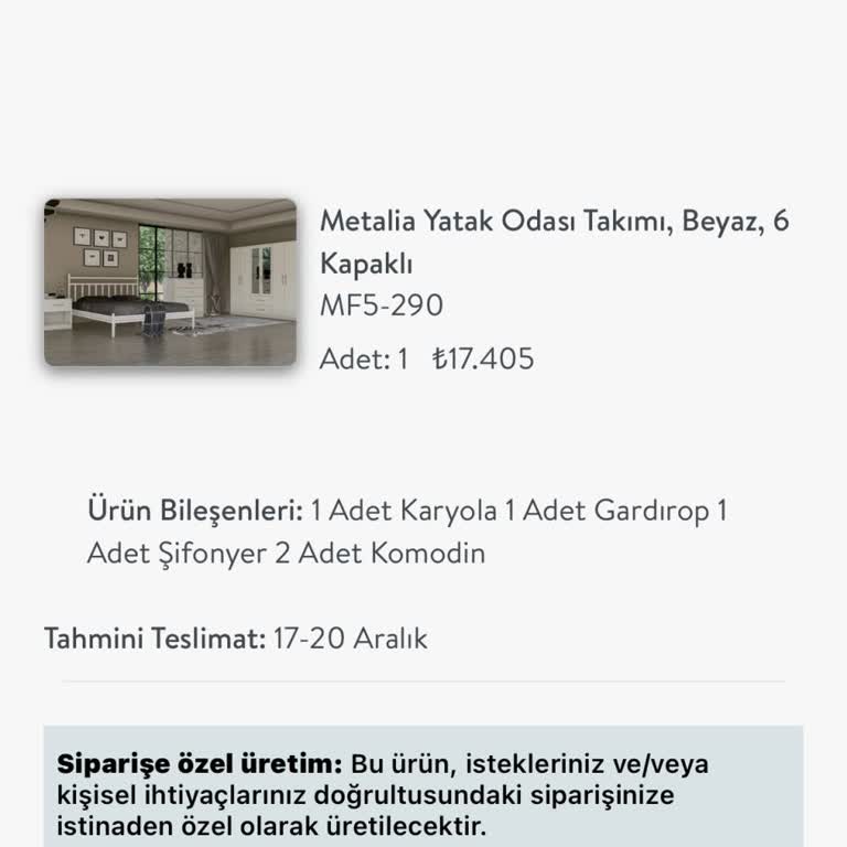 Teslimat Gecikmesi Ve İletişim Sorunu