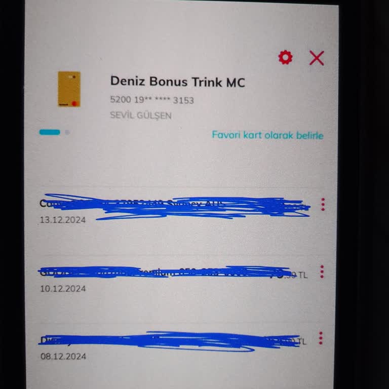 Haksız Kart Aidatı İadesi Talebi