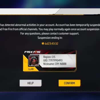 Garena Free Fire Yanlışlıkla Silinen Dosya Yüzünden Haksız Hesap Askıya Alma