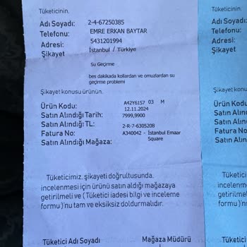 Su Geçirmez Mont Fiyaskosu