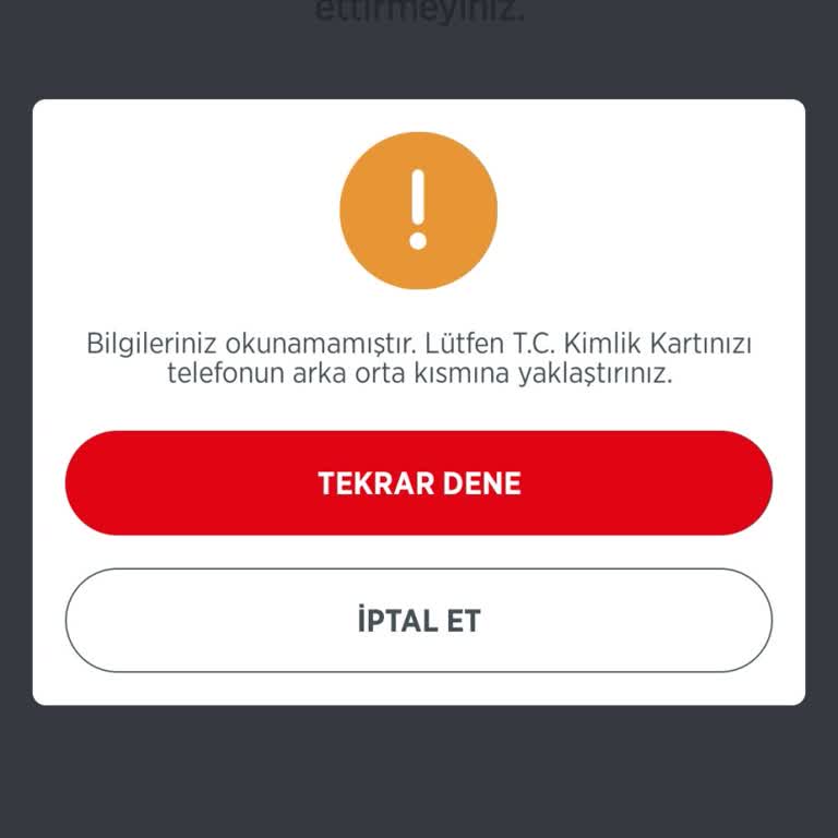 Ziraat Mobil NFC Sorunu: Kimlik Doğrulama Krizi