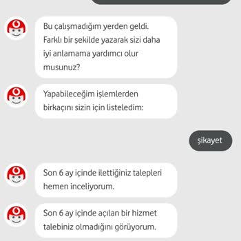 Vodafone Müşteri Hizmetleri Hayal Kırıklığı