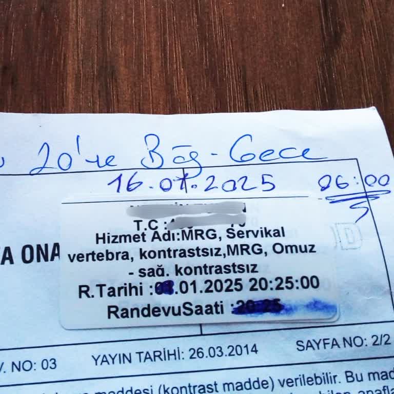 Hastane İletişim Sorunları: İki Kez Boşa Giden MR Randevusu