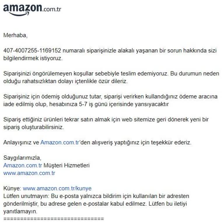 Eksik Gönderilen Sipariş Ve Zam Şoku