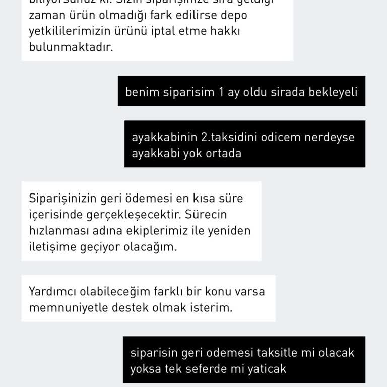 Ayakkabı Değişiminde Stok Bahaneleri
