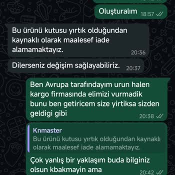 İade Sürecinde Yaşanan Zorluklar Ve İletişim Sorunları