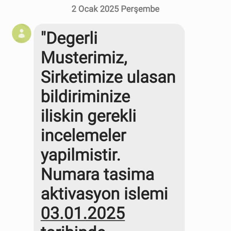 Türk Telekom Numara Taşıma Sürecinde Yaşanan Mağduriyet