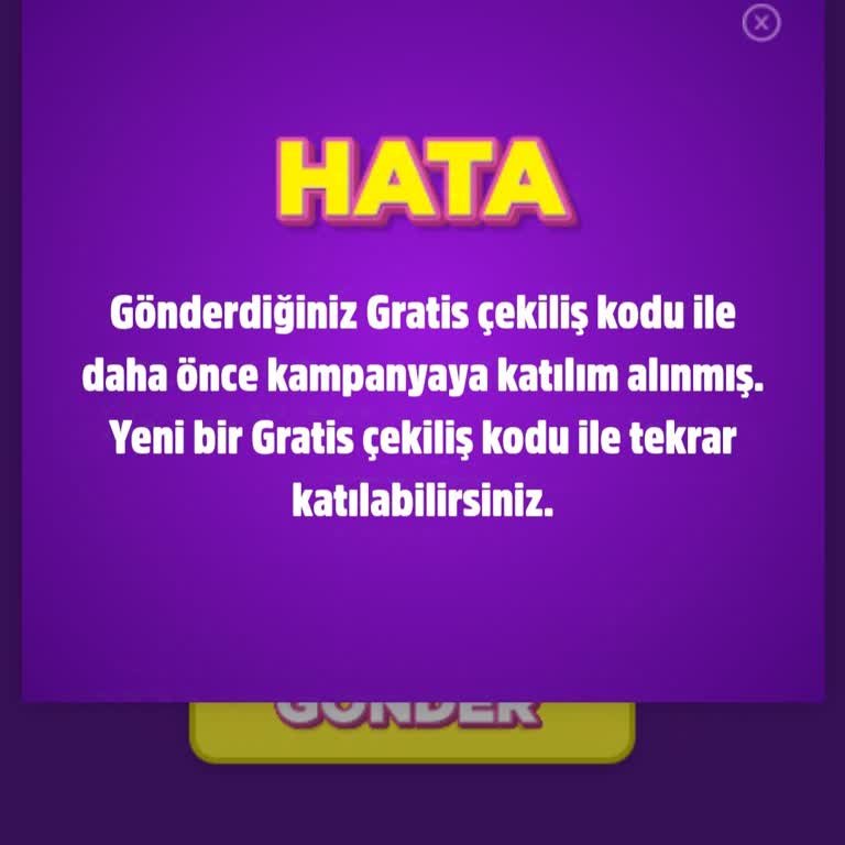 Çekiliş Hakkı Kazandım Ama SMS Gelmedi