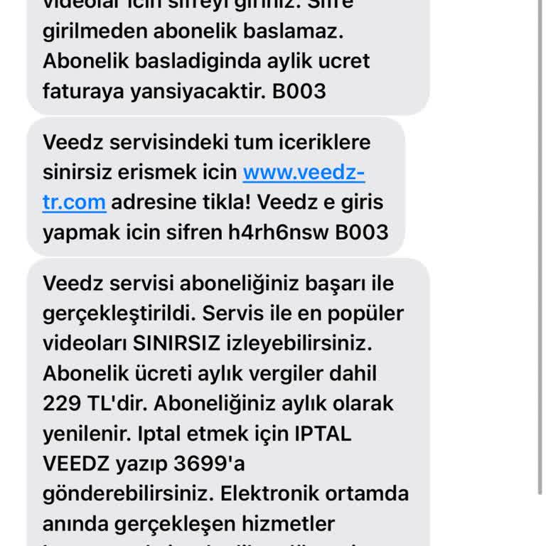 Beklenmedik Abonelik Ücreti Şoku