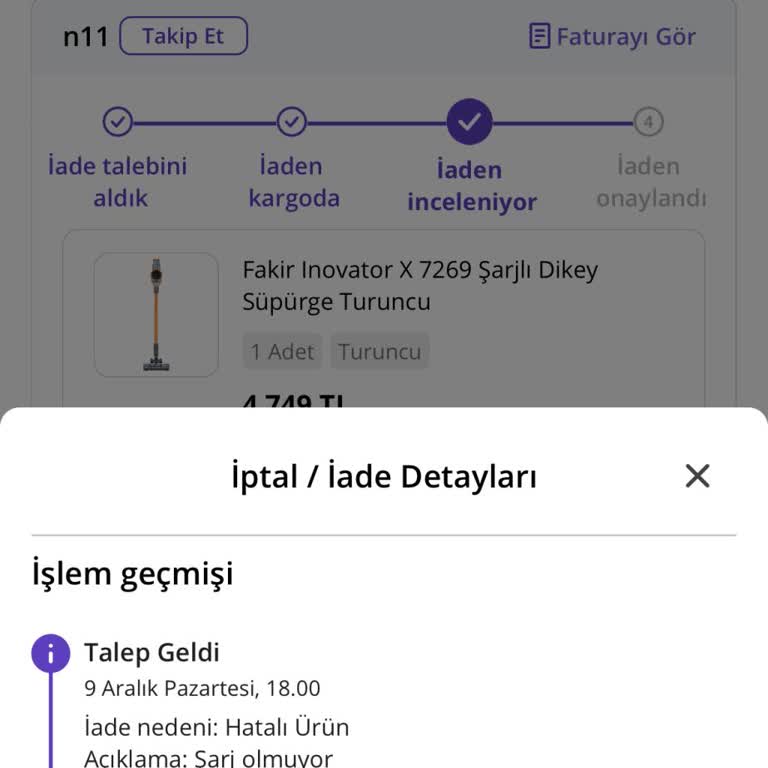 Bozuk Ürün Ve Geciken İade: N11 Güvenimi Sarsıyor