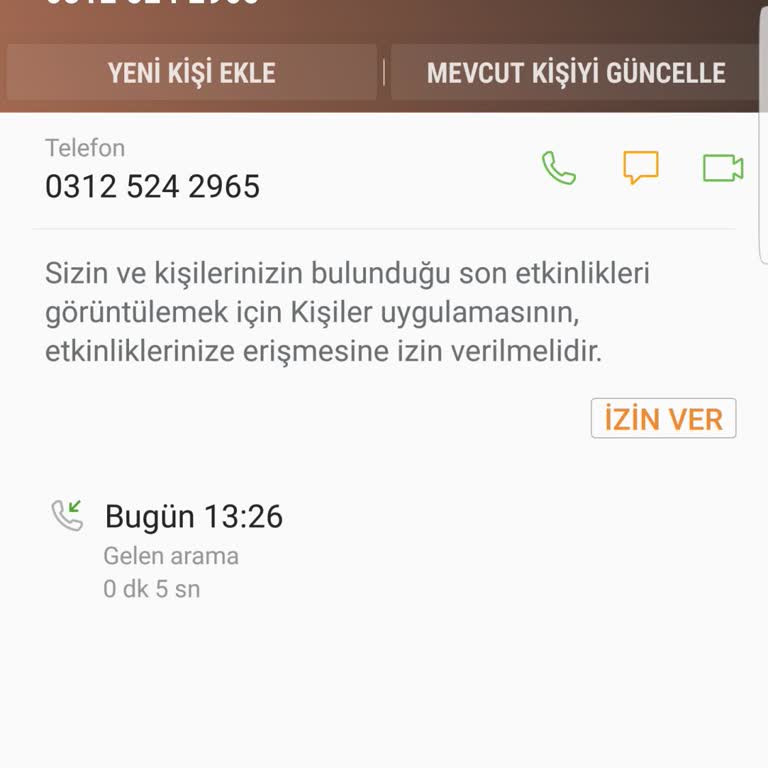 Bilinmeyen Numara İle İzinsiz Arama Ve Güvenlik Endişesi