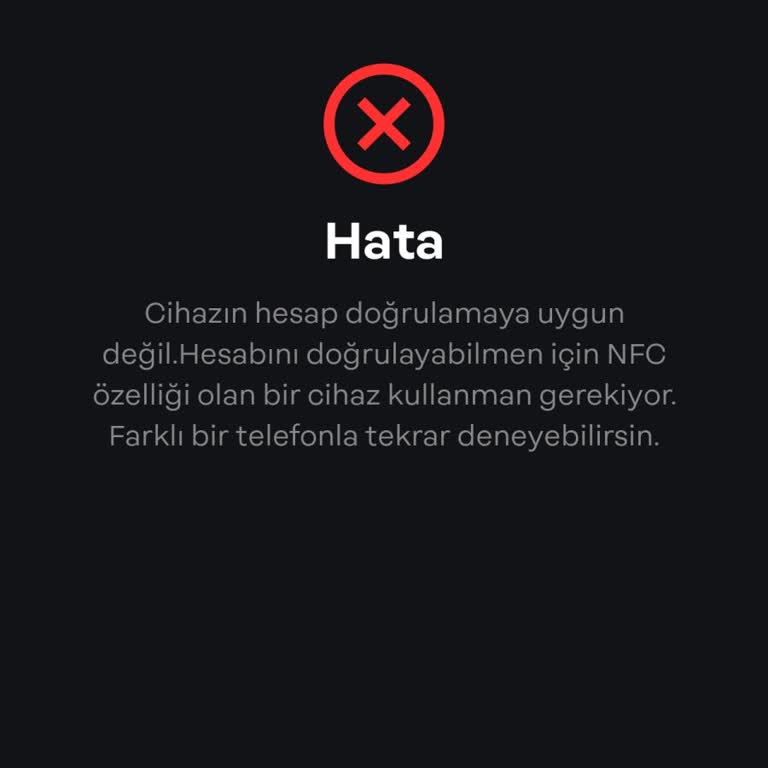 Papara NFC Kimlik Doğrulama Sorunu: Tüm Denemelere Rağmen Başarısızlık