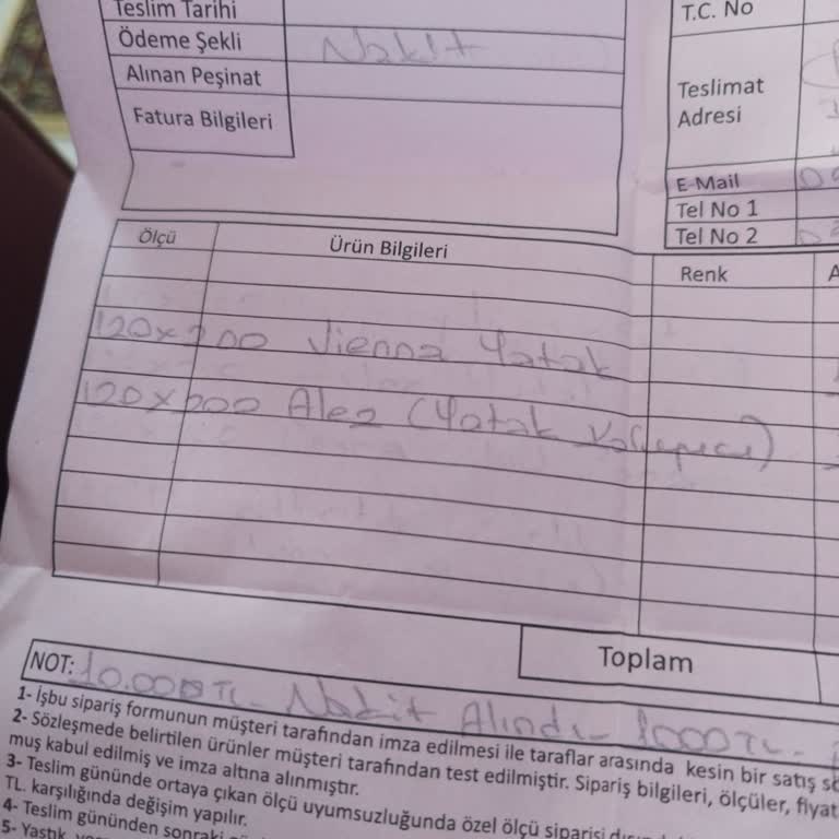 Teslimat Gecikmesi Ve İletişim Sorunu