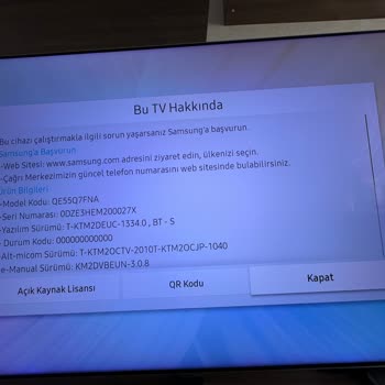Samsung TV Uygulama İndirme Sorunu