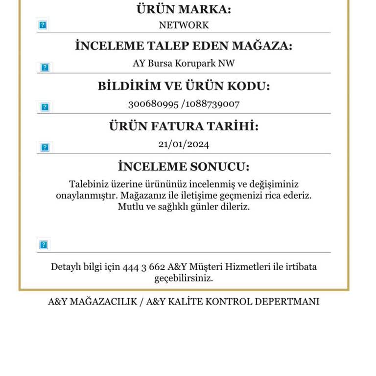 Yanlış Dikilen Ürün Ve Yetersiz İade Politikası