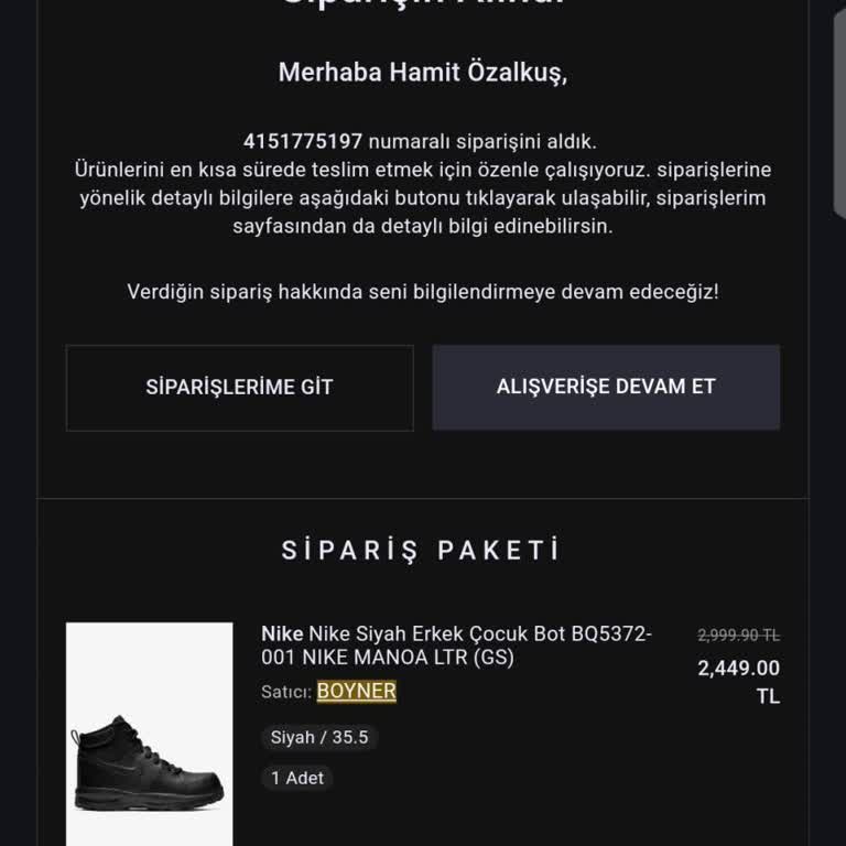 Kışlık Botun 1 Ayda Açılması Ve Yetersiz Müşteri Hizmeti