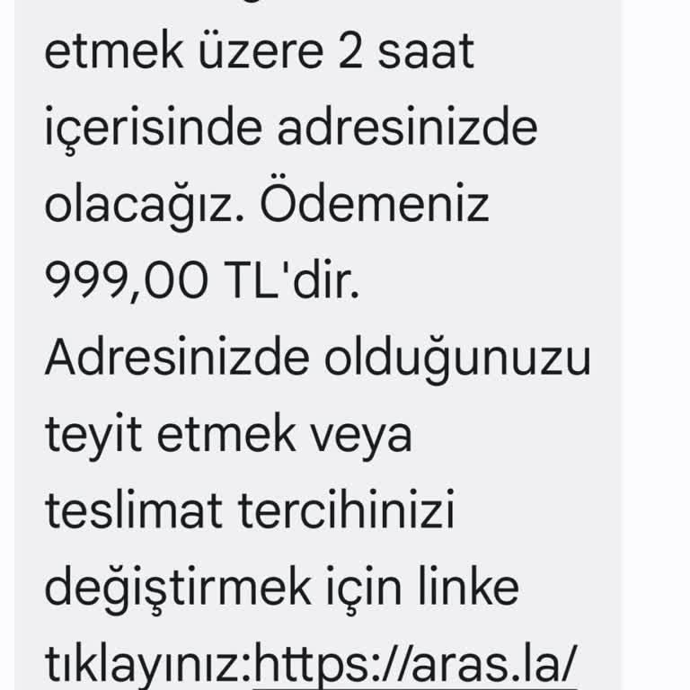 İhraç Outlet Haberim Olmayan Alışveriş Mesajı