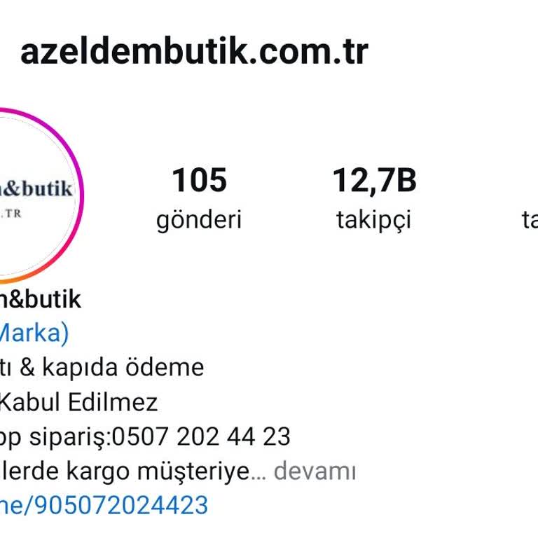 Azeldembutik.com.tr İade Kabul Etmiyor