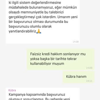 Onaylanan Başvurunun Olumsuz Sonuçlanması