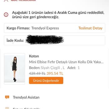 Yanlış Beden Etiketi Ve İade Sorunu