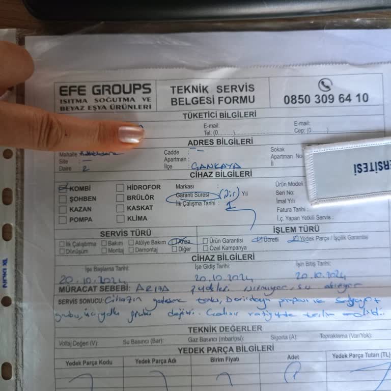 Yanıltıcı Servis Hizmeti Ve Devam Eden Kombi Sorunu